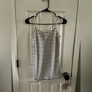 Maurices Navy Striped Tank Top